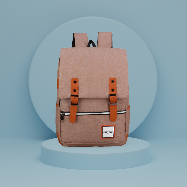 DUSTY MAE CANVAS BACKPACK (TAN)