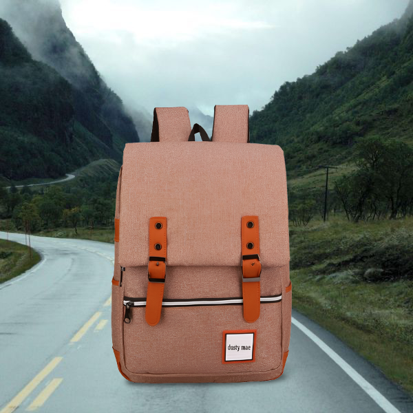DUSTY MAE CANVAS BACKPACK (TAN)